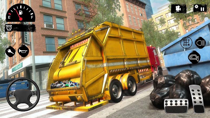 Garbage Dump Truck Driving 3D Screenshot 2