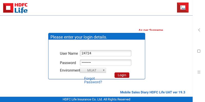 HDFC Life mSD Sales Ảnh chụp màn hình 0