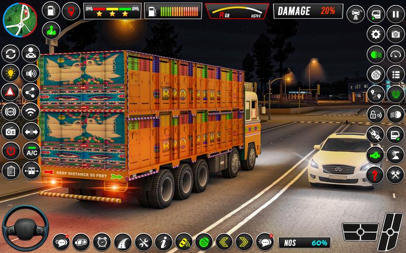 Indian Truck Game 3d Truck sim Captura de pantalla 3