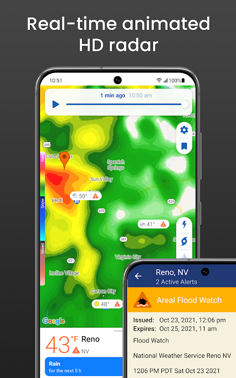 Clime: NOAA Weather Radar Live ဖန်သားပြင်ဓာတ်ပုံ 2