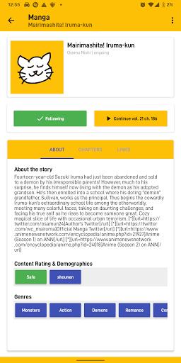 MobileMD - Mangadex client স্ক্রিনশট 1
