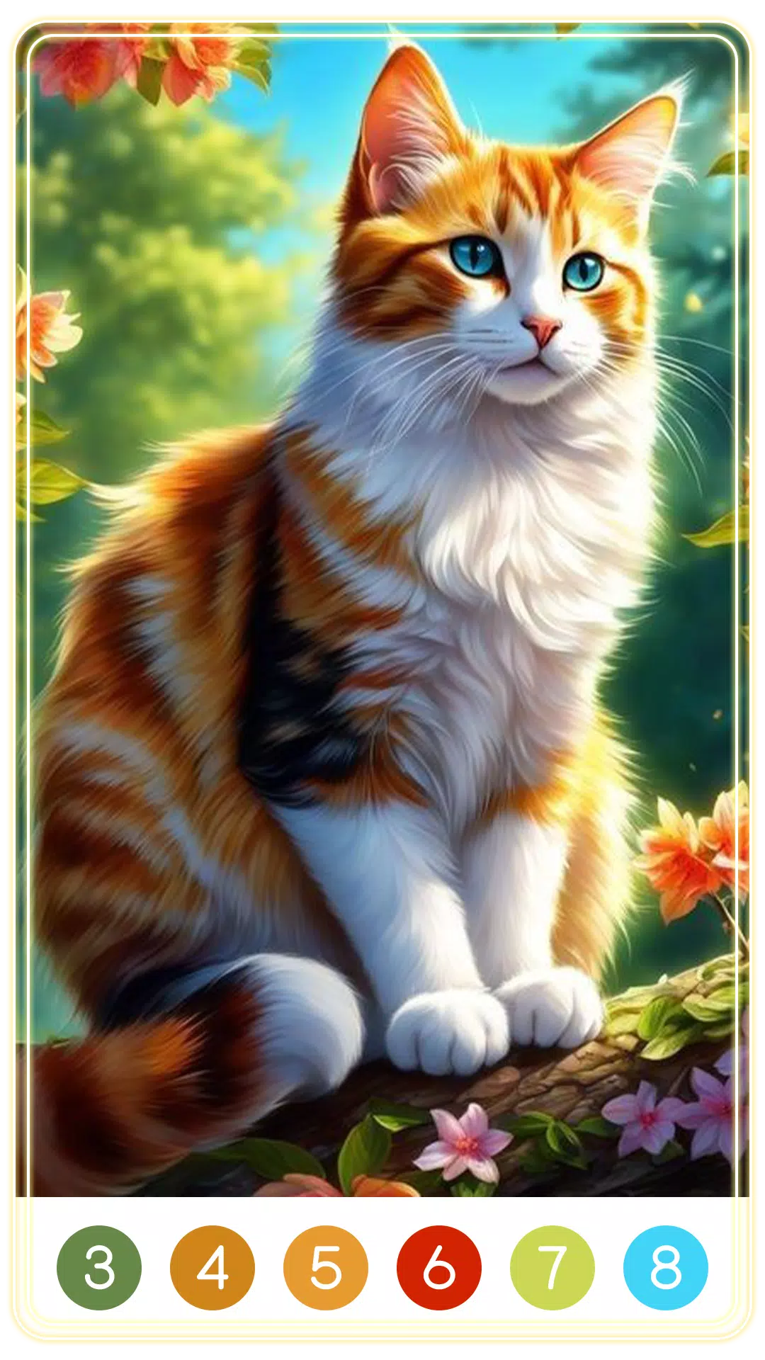 Cat Paint by Number স্ক্রিনশট 0