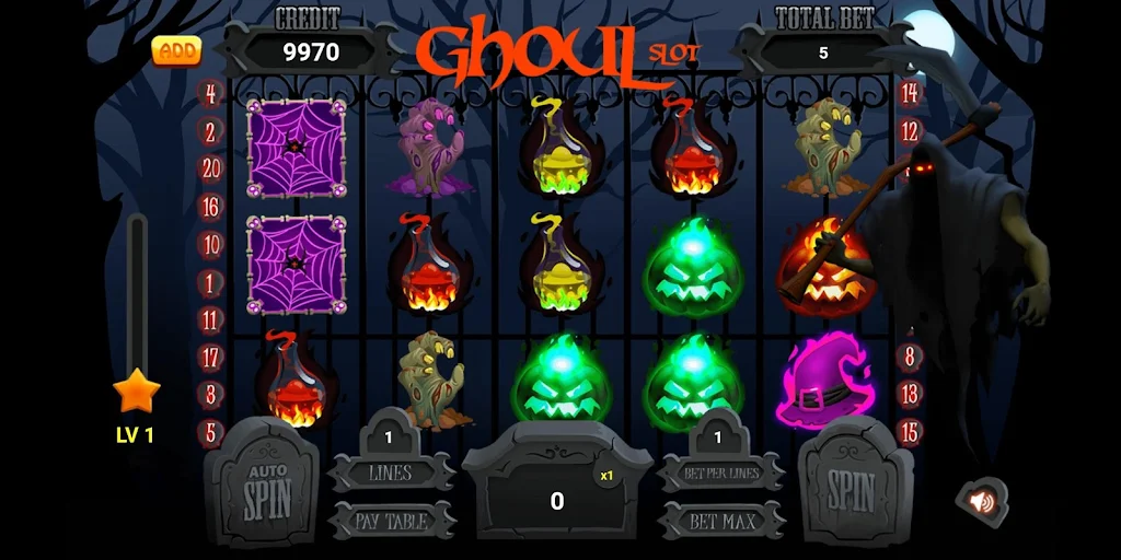 Ghoul Slot SE Schermafbeelding 0