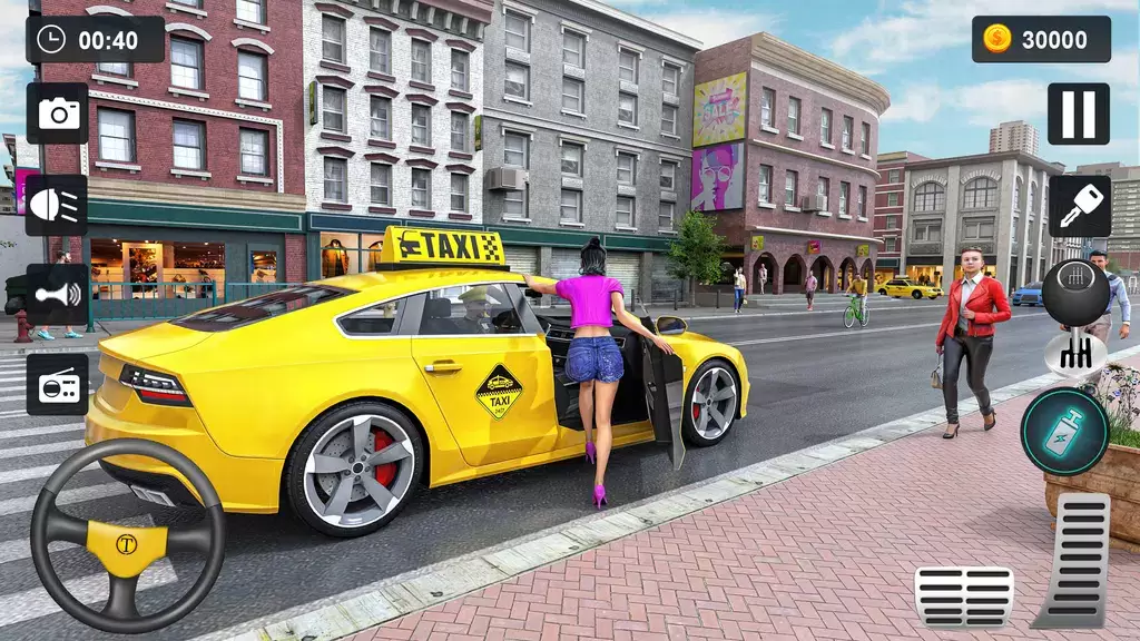 Taxi Simulator 3D - Taxi Games Ảnh chụp màn hình 0