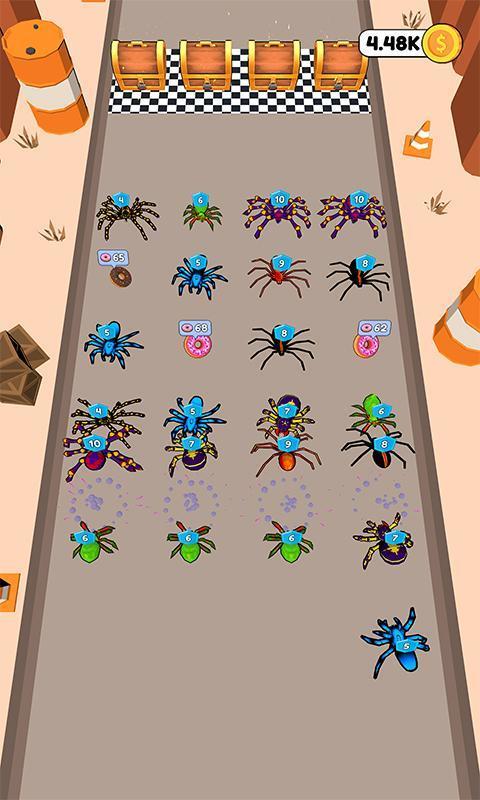 Merge Ants: Underground Battle Tangkapan skrin 3