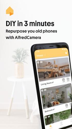 AlfredCamera Home Security app Captura de pantalla 0