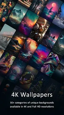 4K Wallpapers - Auto Changer ภาพหน้าจอ 0