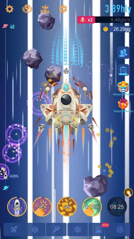 Space Colonizers Idle Clicker Ảnh chụp màn hình 3