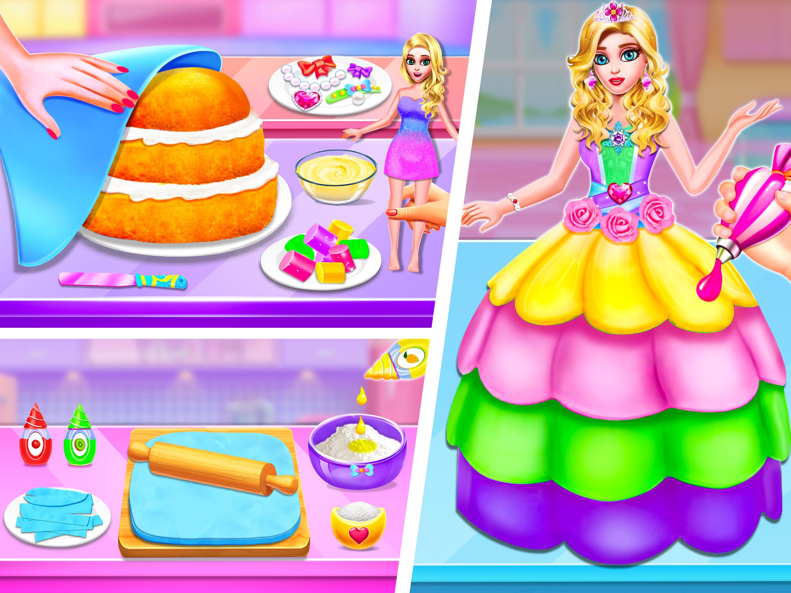 Doll House Cake Maker Game スクリーンショット 0