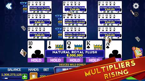 Deuces Wild: Video Poker Ultra Ảnh chụp màn hình 1