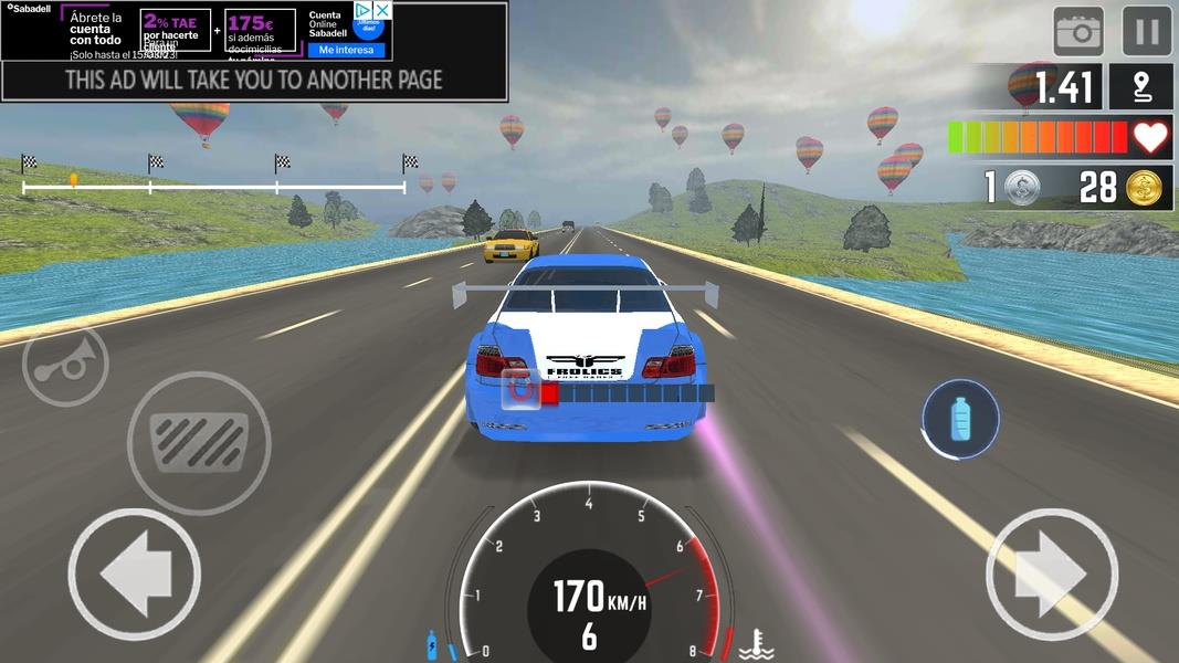 Crazy Car Traffic Racing 스크린샷 1