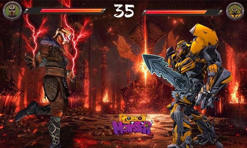 Schermata Monster vs Robot Extreme Fight 1