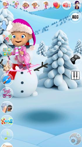 Talking Baby Babsy Winter Fun 스크린샷 3