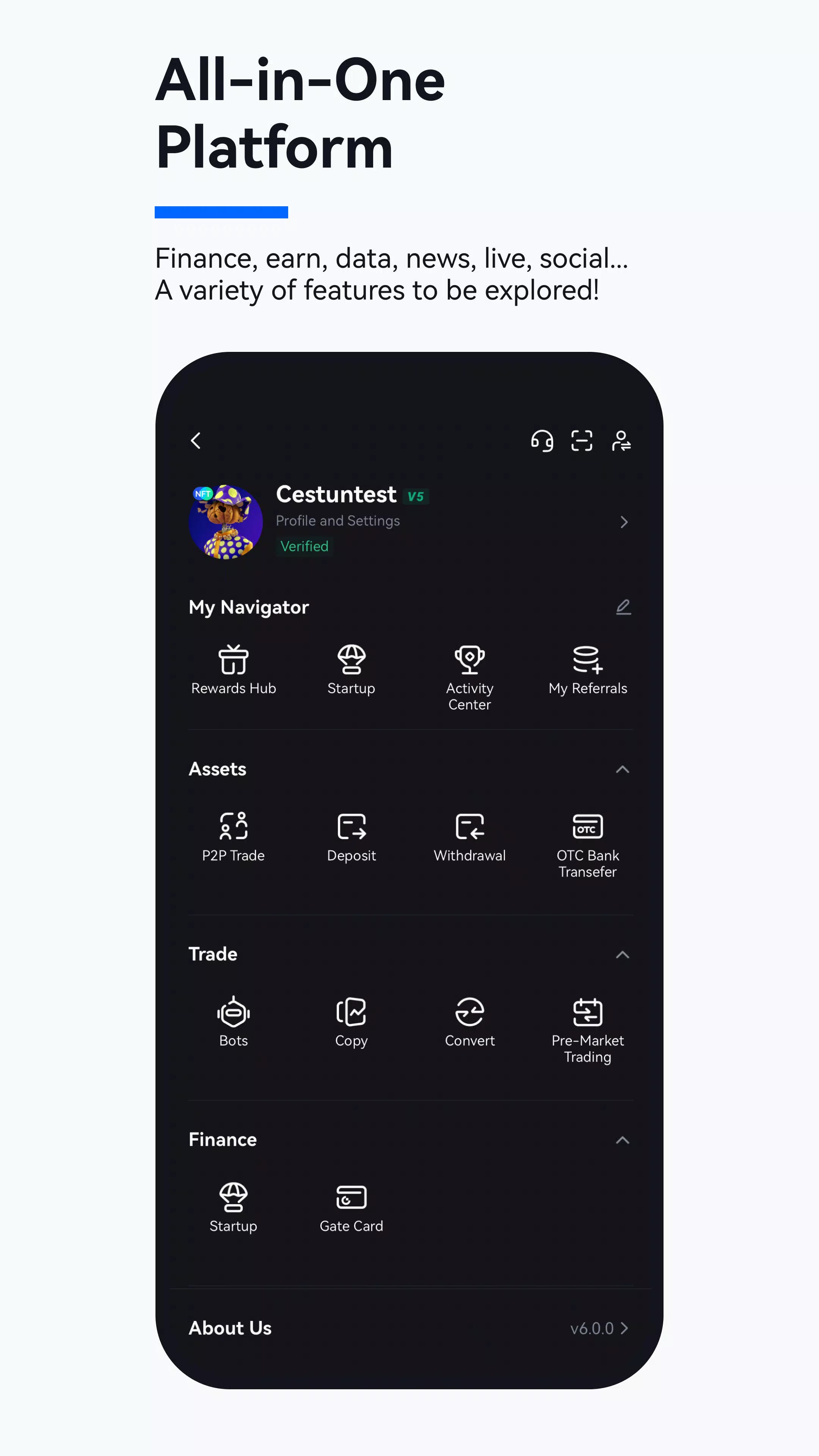 Gate.io 交易所 - 購買比特幣和千種虛擬貨幣應用截圖第3張