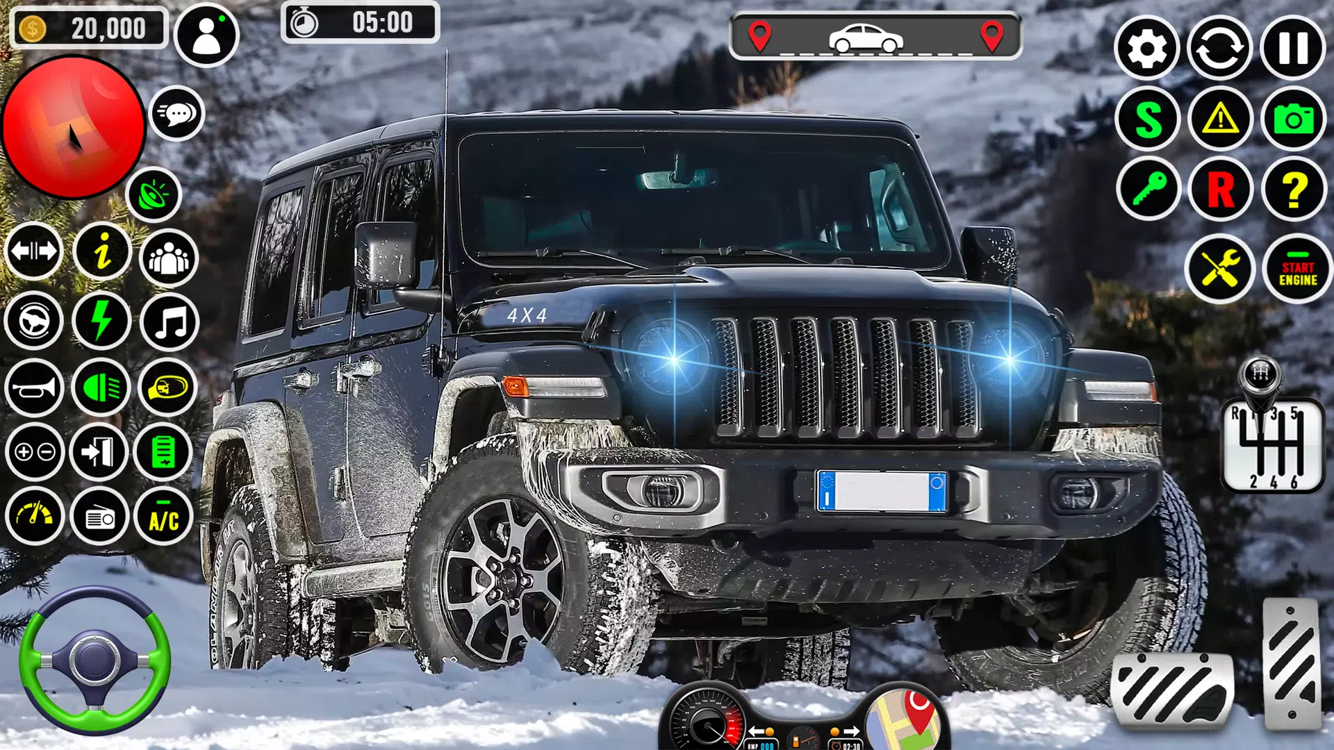 Schermata Jeep Driving Game: SUV Jeep 1
