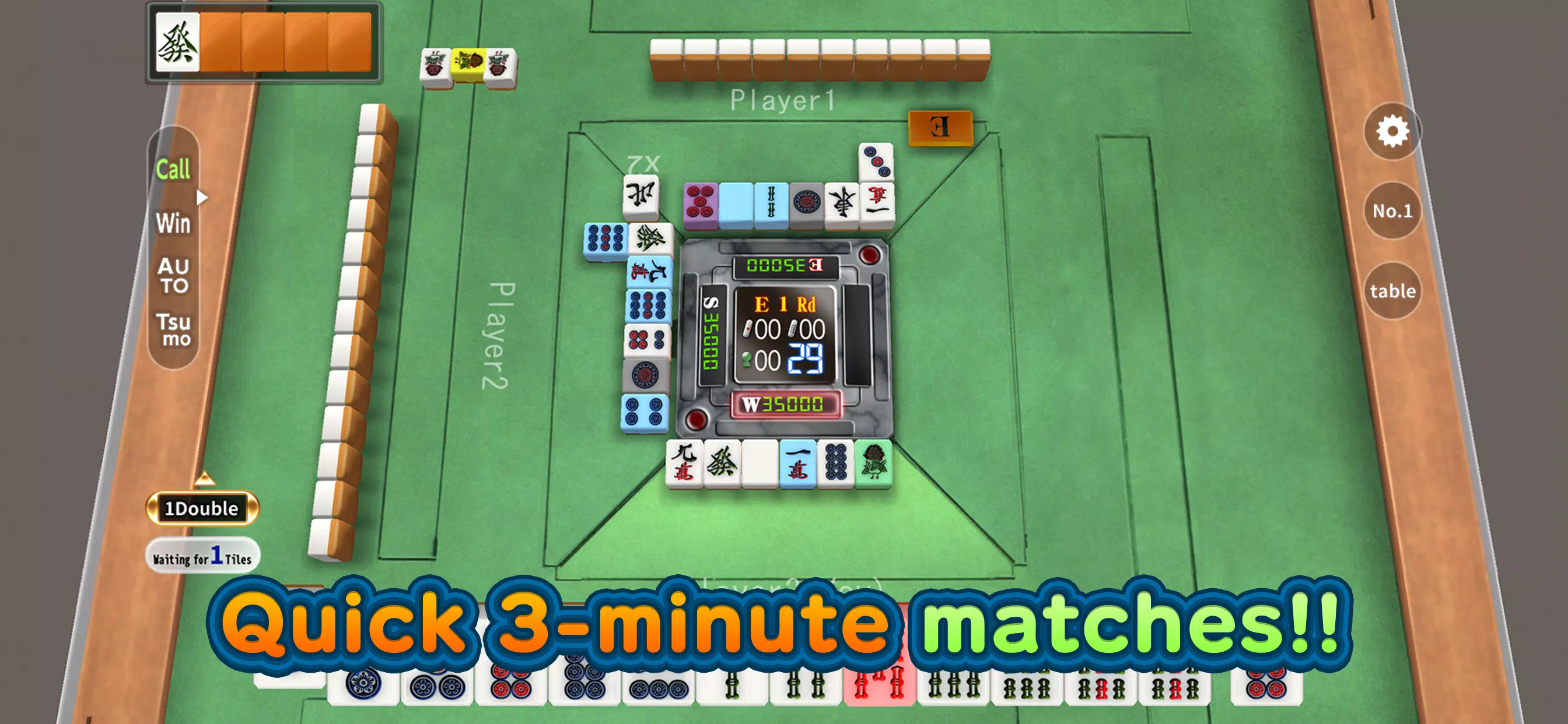 Three-Minute Mahjong Quest ภาพหน้าจอ 1