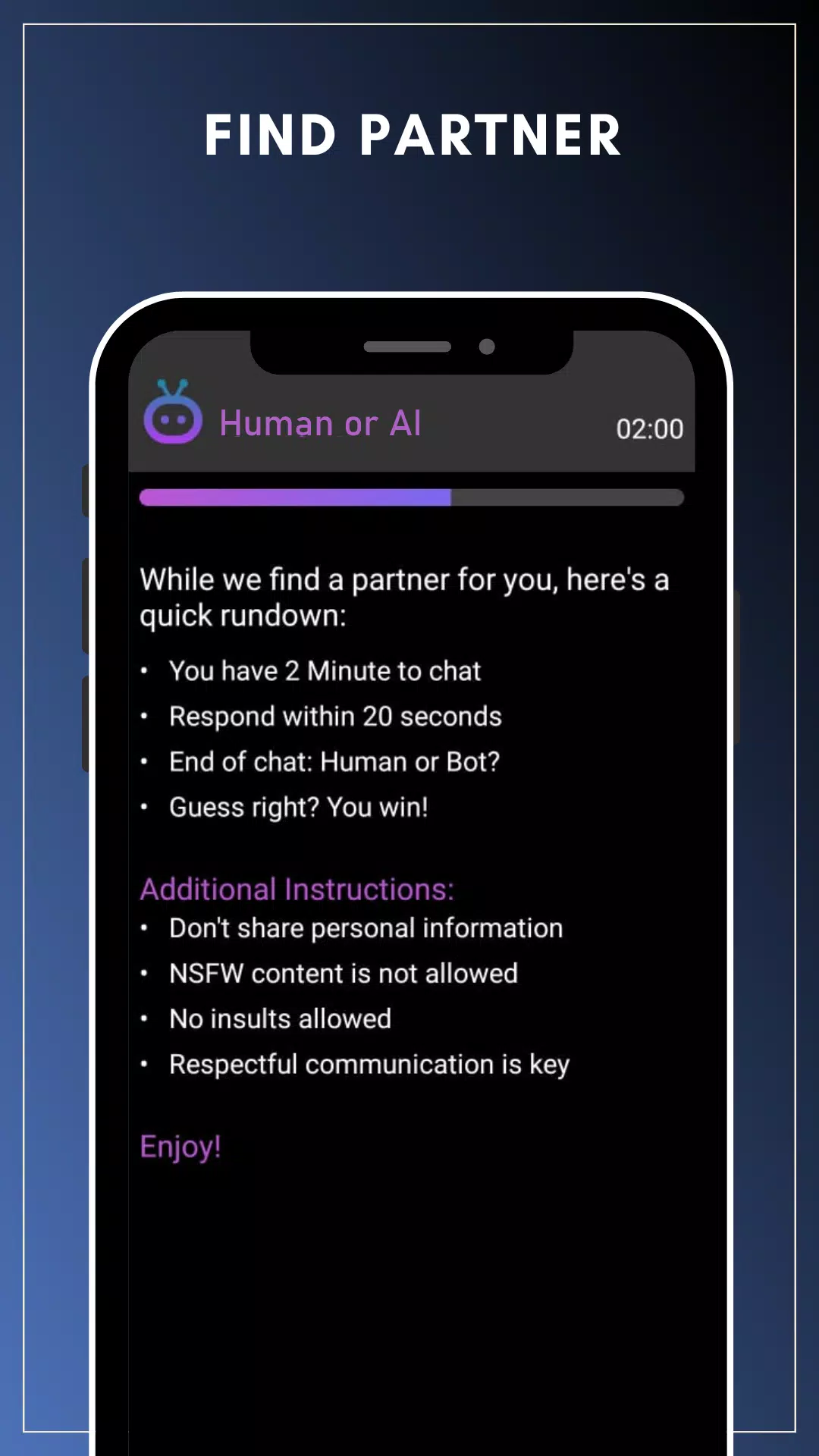 Human or AI Schermafbeelding 0