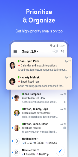 Spark Mail – Email Intelligent Capture d'écran 2