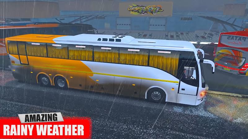 Euro Coach Bus Driving Games Ekran Görüntüsü 3