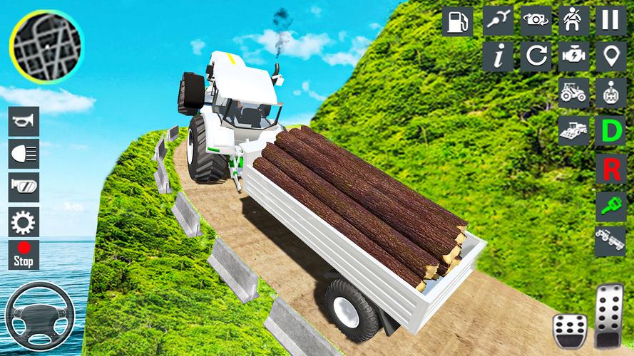 Tractor Driving Tractor Game স্ক্রিনশট 0