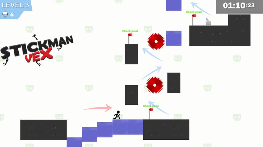 Stickman Impaled : Vex ဖန်သားပြင်ဓာတ်ပုံ 1