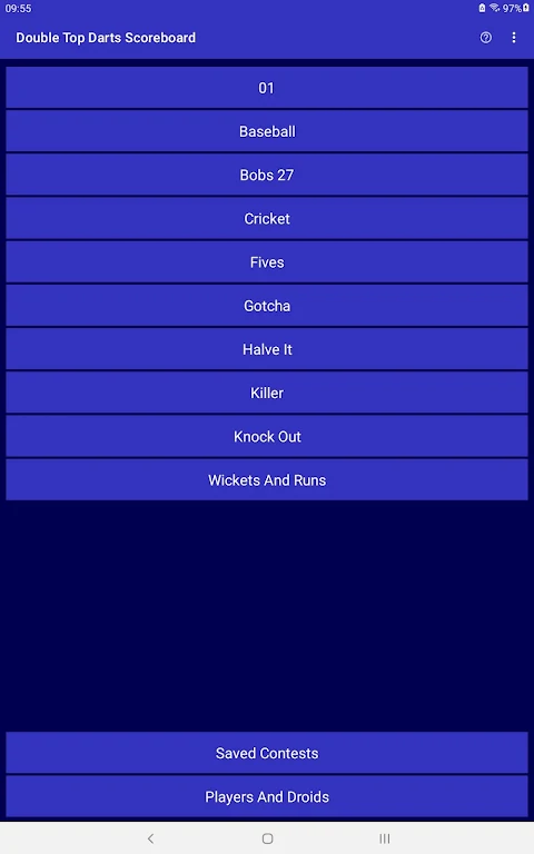 Double Top Darts Scoreboard স্ক্রিনশট 0