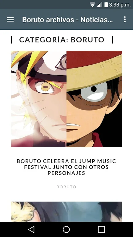 Noticias Anime ဖန်သားပြင်ဓာတ်ပုံ 0