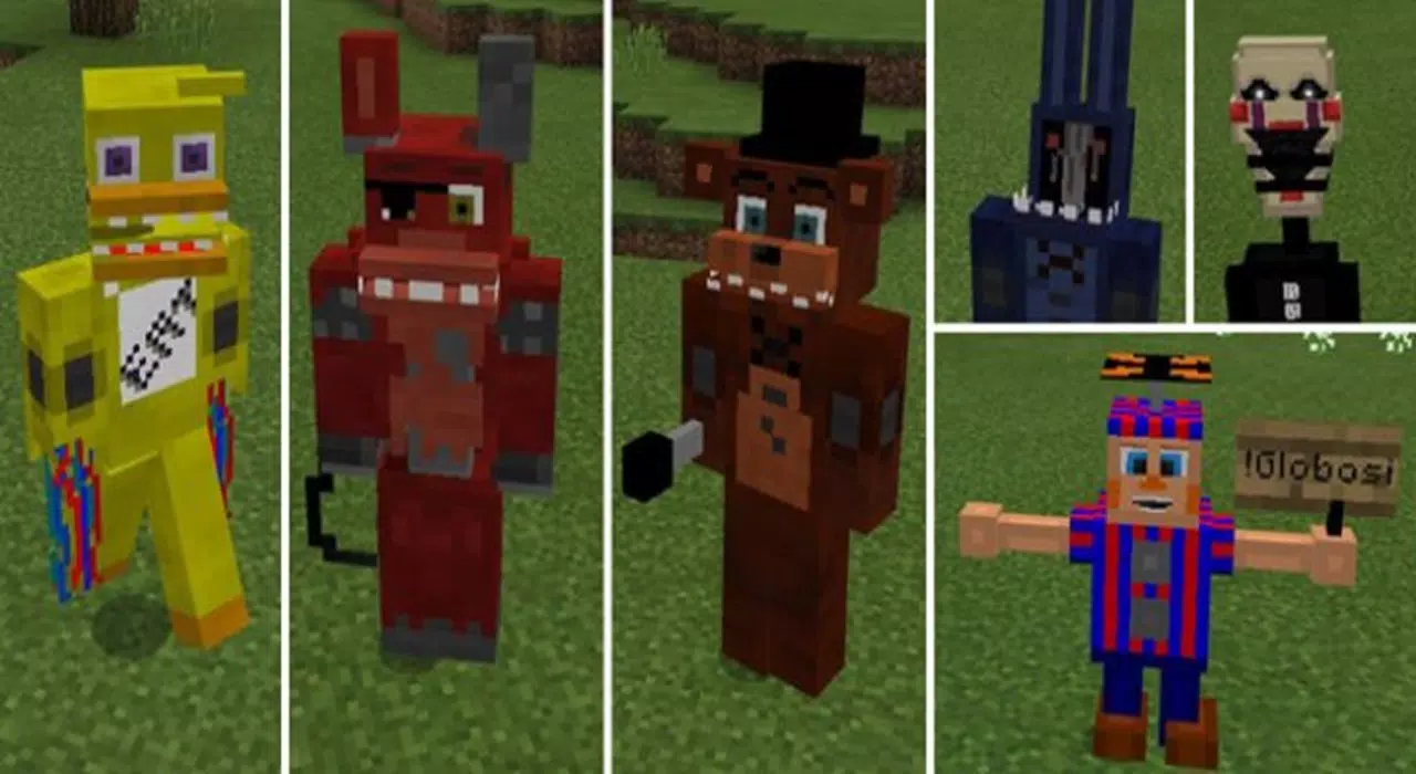 Five Nights At Freddy’s For Minecraft Schermafbeelding 0