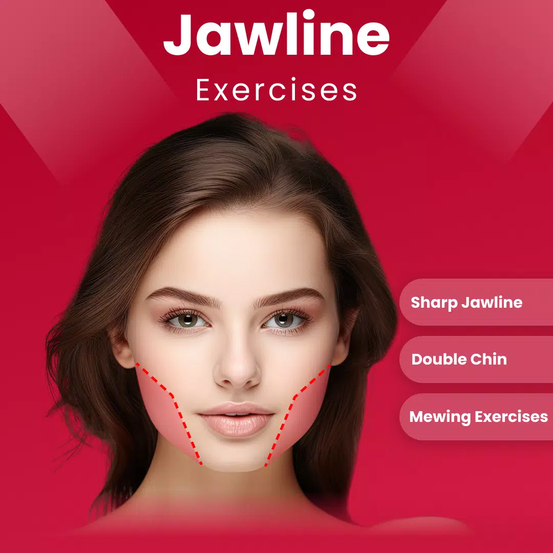 Schermata Jawline Exercises & Mewing 0