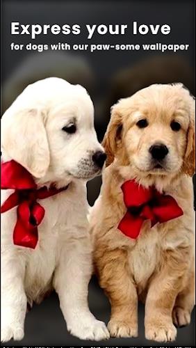 Schermata Puppy Love: Cute Dog Wallpaper 0