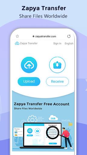 Zapya - File Transfer, Share Ekran Görüntüsü 0