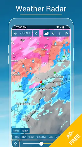 Weather & Radar USA - Pro ဖန်သားပြင်ဓာတ်ပုံ 1