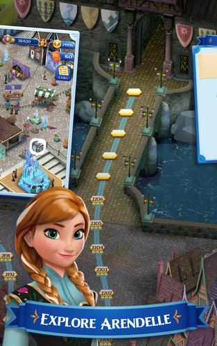 Disney Frozen Free Fall Games Screenshot 3