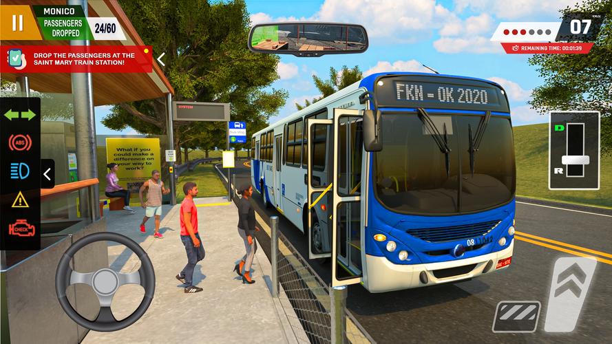 City Bus Simulator : Bus Games Captura de pantalla 1