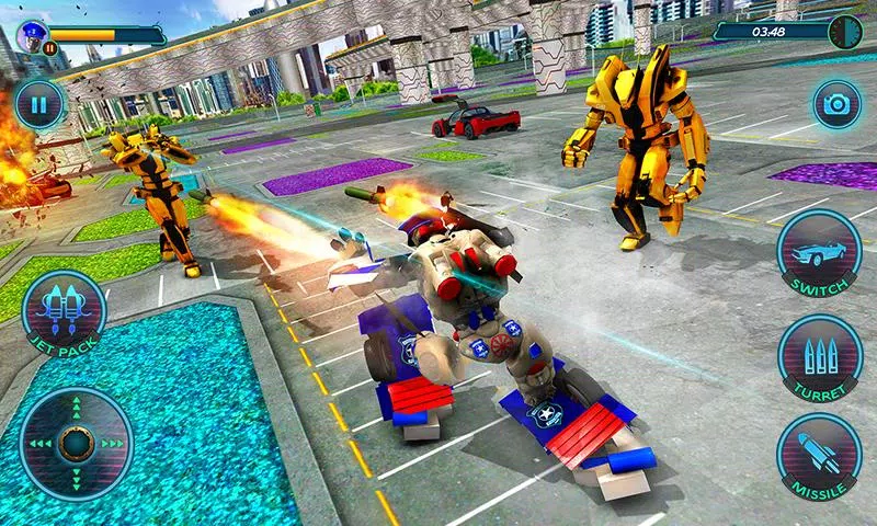 US Police Robot Car Revenge Screenshot 3