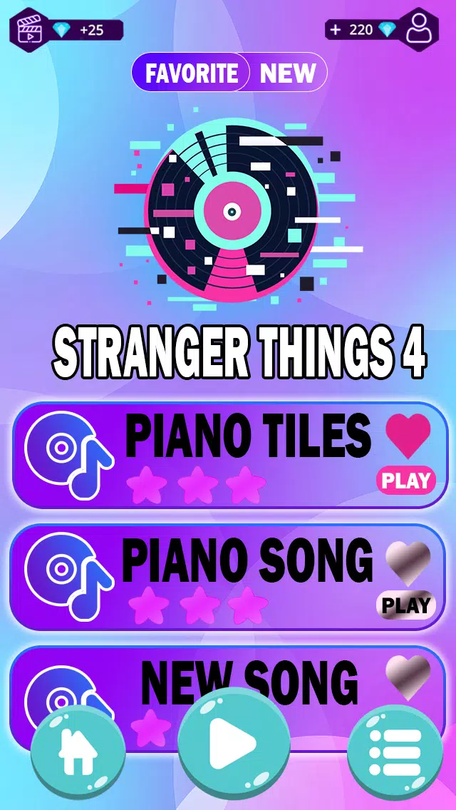 Stranger Things 4 Piano Tiles Screenshot 0