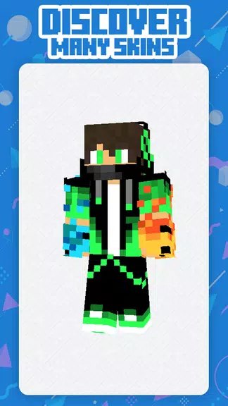 Neon Squad Skin Minecraft Capture d'écran 1