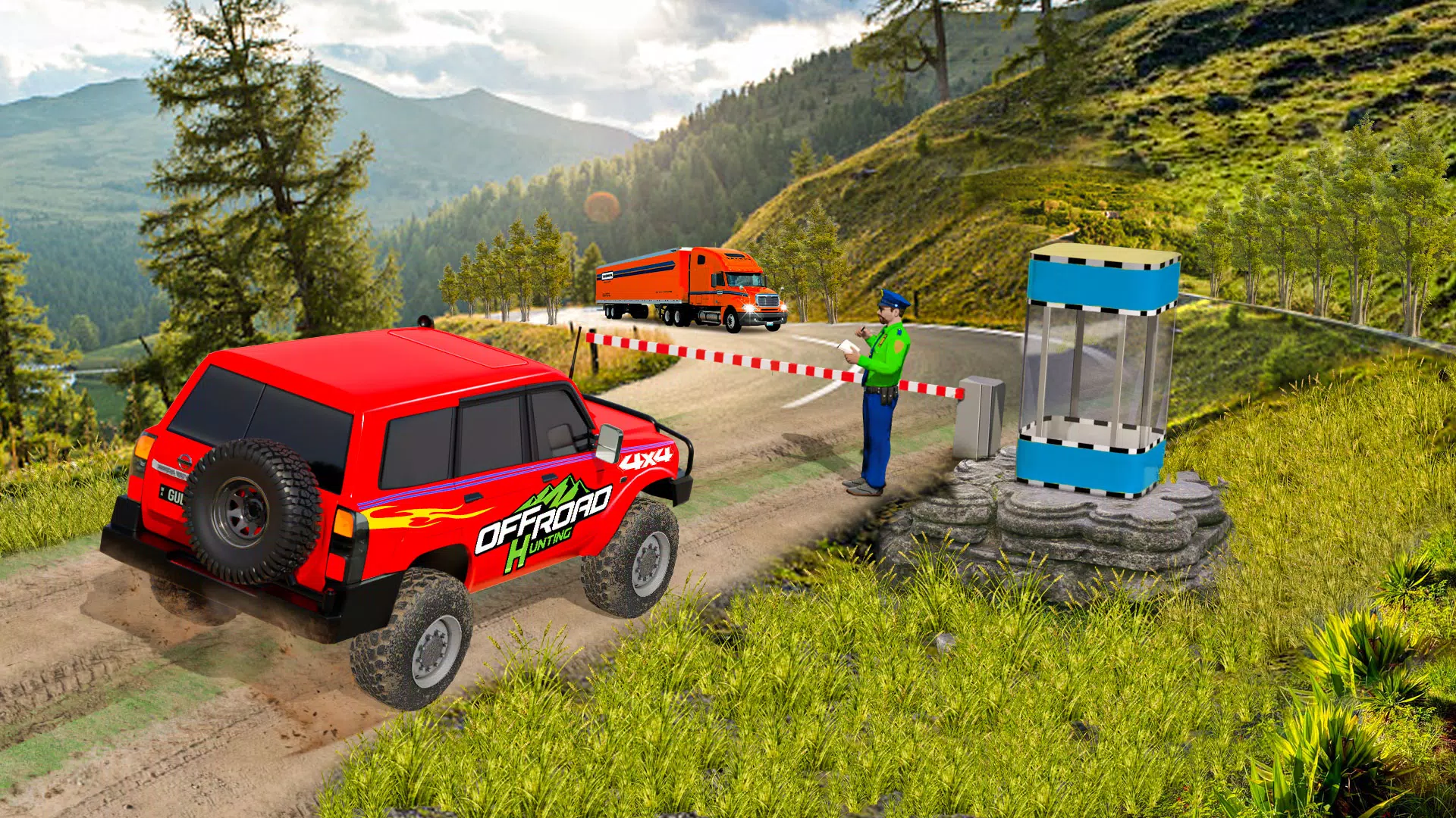 Off The Road-Hill Driving Game Zrzut ekranu 1