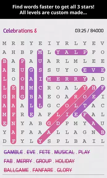 Super Word Search Puzzles Zrzut ekranu 0