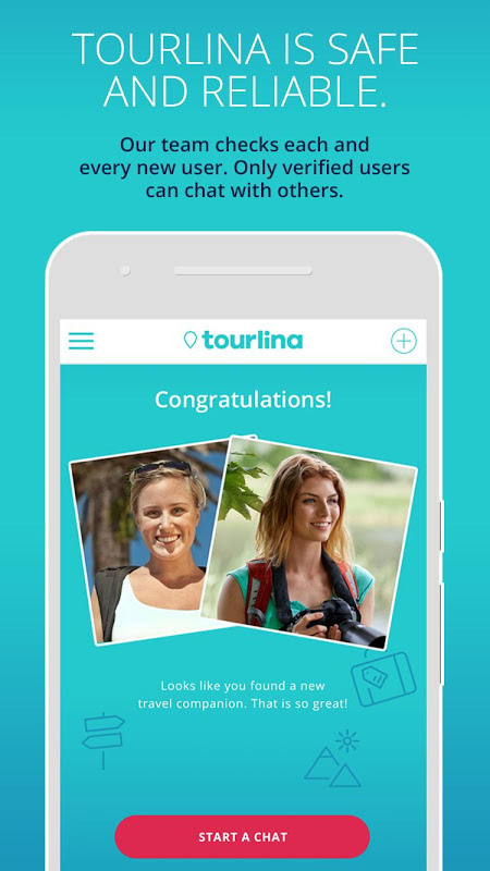 Tourlina - Female Travel App Schermafbeelding 0