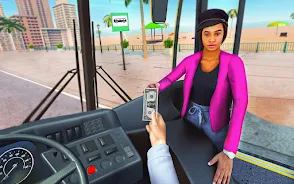 Bus Driving Sim- 3D Bus Games スクリーンショット 0