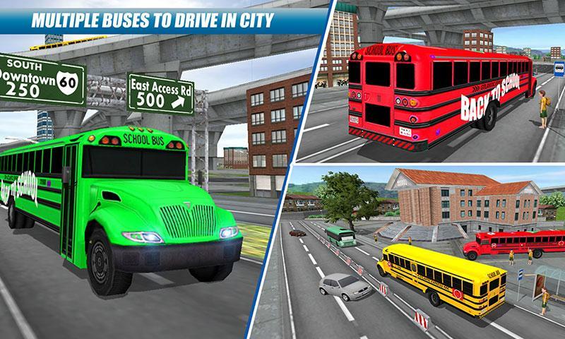 School Bus Driving Game Скриншот 3