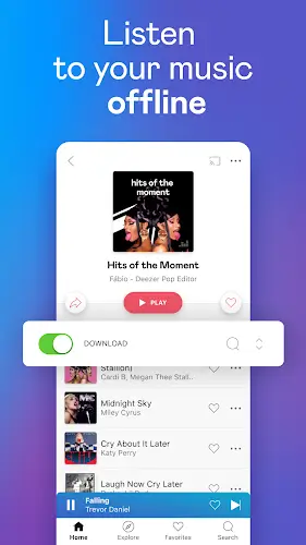 Schermata Deezer: Music & Podcast Player 3