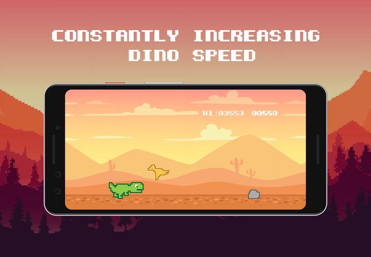 Dino - desert runner Capture d'écran 2