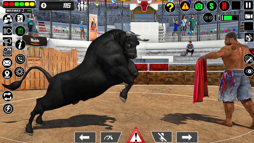 Wild Battle Craft: Bull Fight Ekran Görüntüsü 0