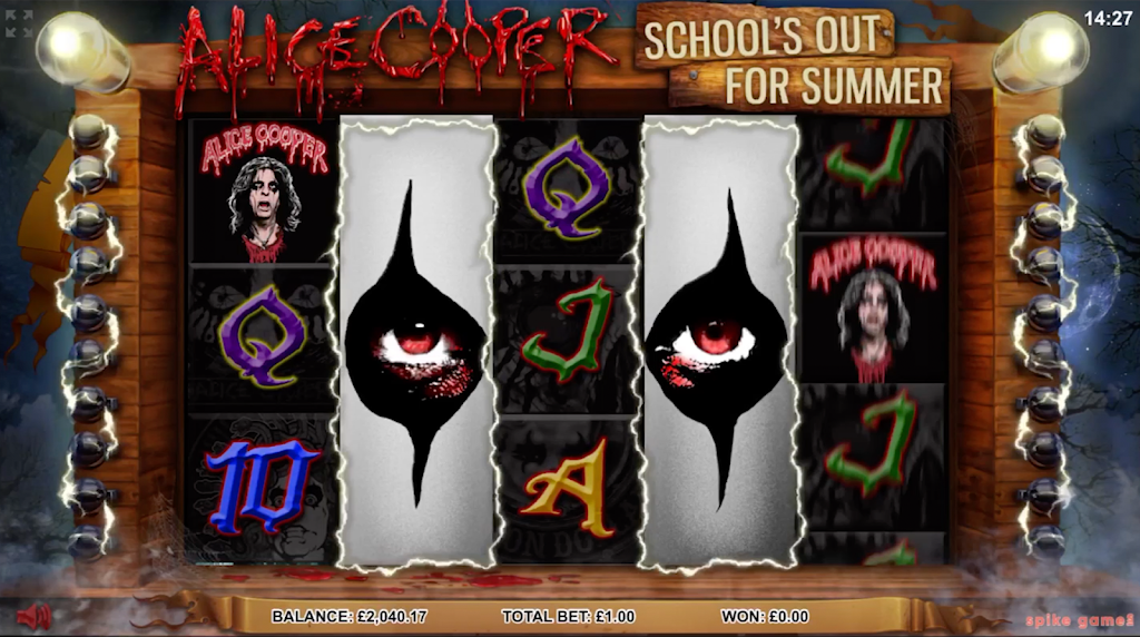 Alice Cooper.  Casino Slot Game. 스크린샷 0