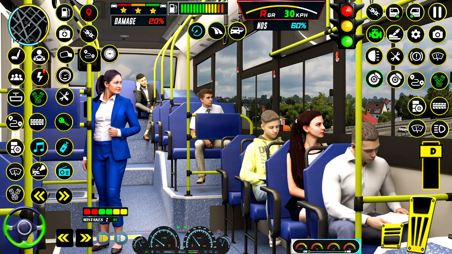 Bus Games City Bus Simulator Скриншот 1