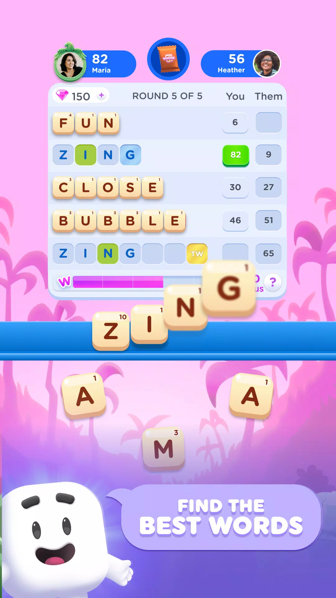 Wordzee! - Social Word Game 스크린샷 0