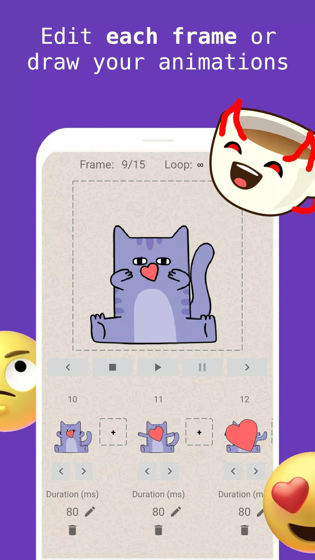 Animated Sticker Maker (FSM) ภาพหน้าจอ 2