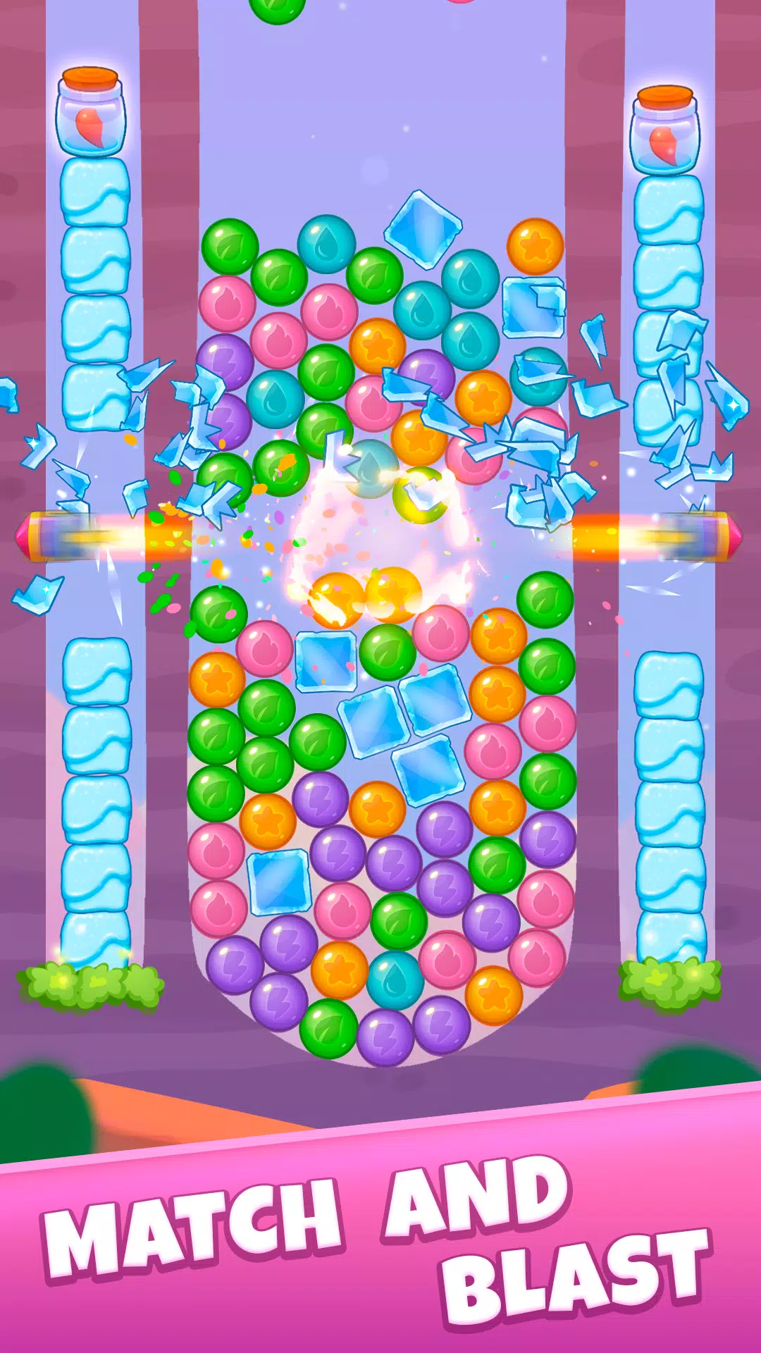 Pop Blast - Match Ball Puzzle ภาพหน้าจอ 2